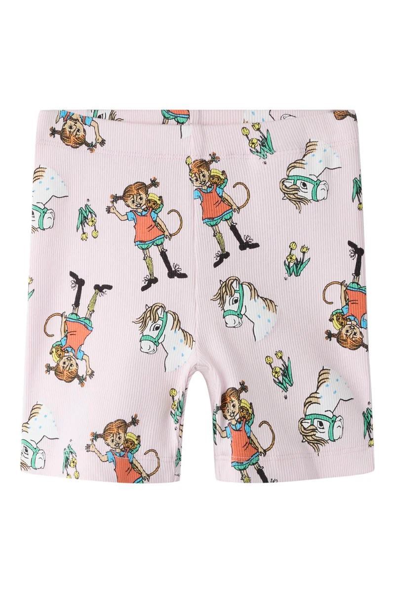 Name It - Nmfmara Pippi Shorts Legging Sky - 5096427 Cradle Pink