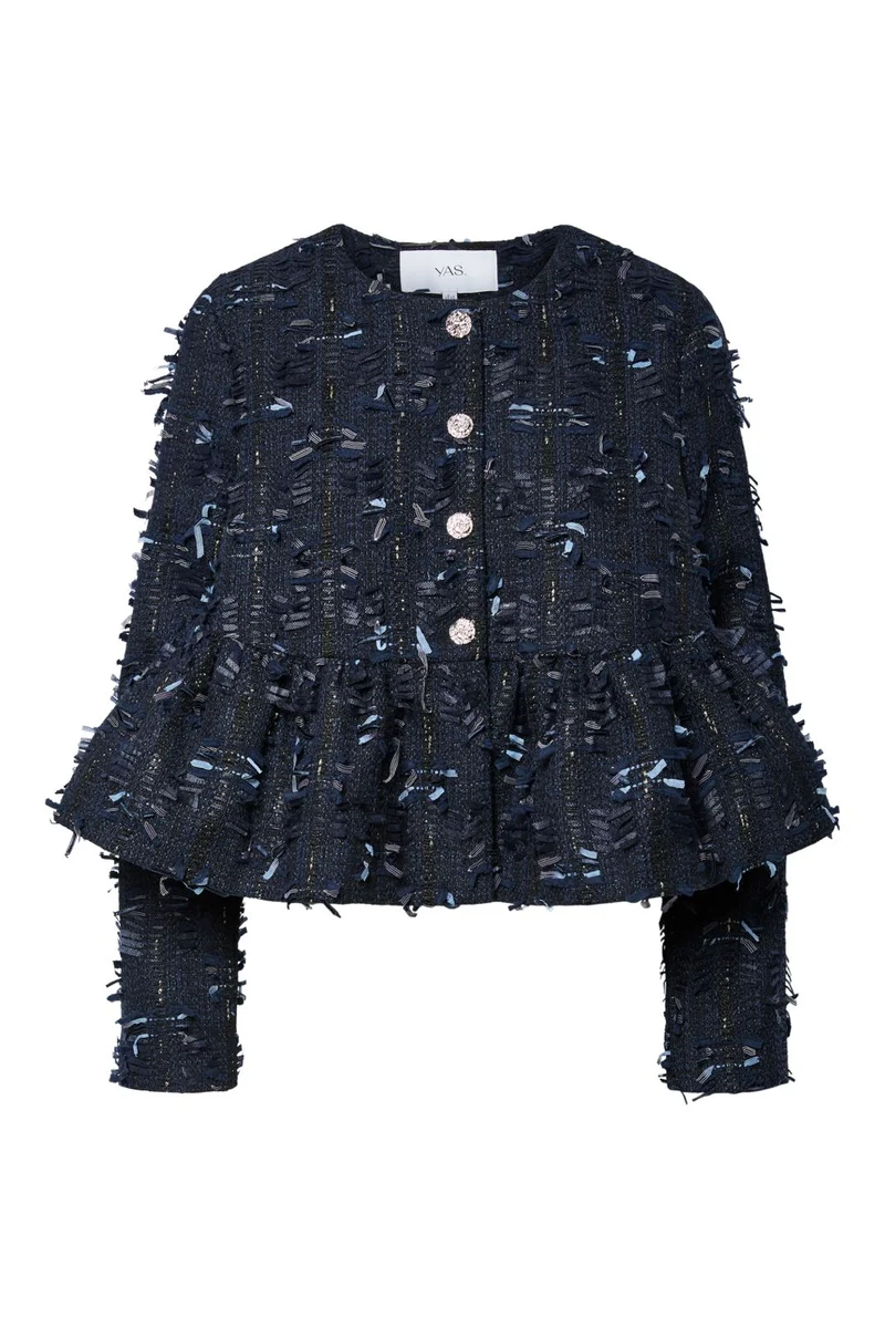 YAS - Yasdira Ls Short Jacket - 4883015 Navy Blazer