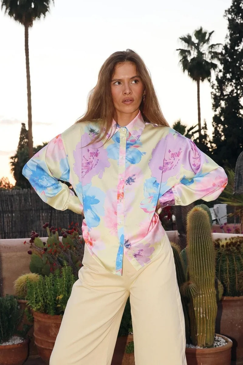 Cras x Molly&My - Gina Shirt C658 - Pale Peony Yellow