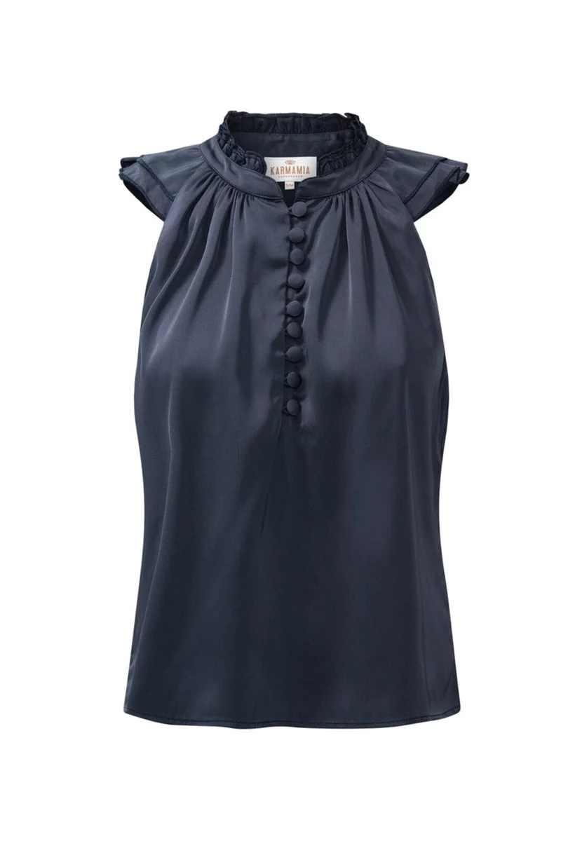 Karmamia - Anna Top 2470 - Hammered Sapphire