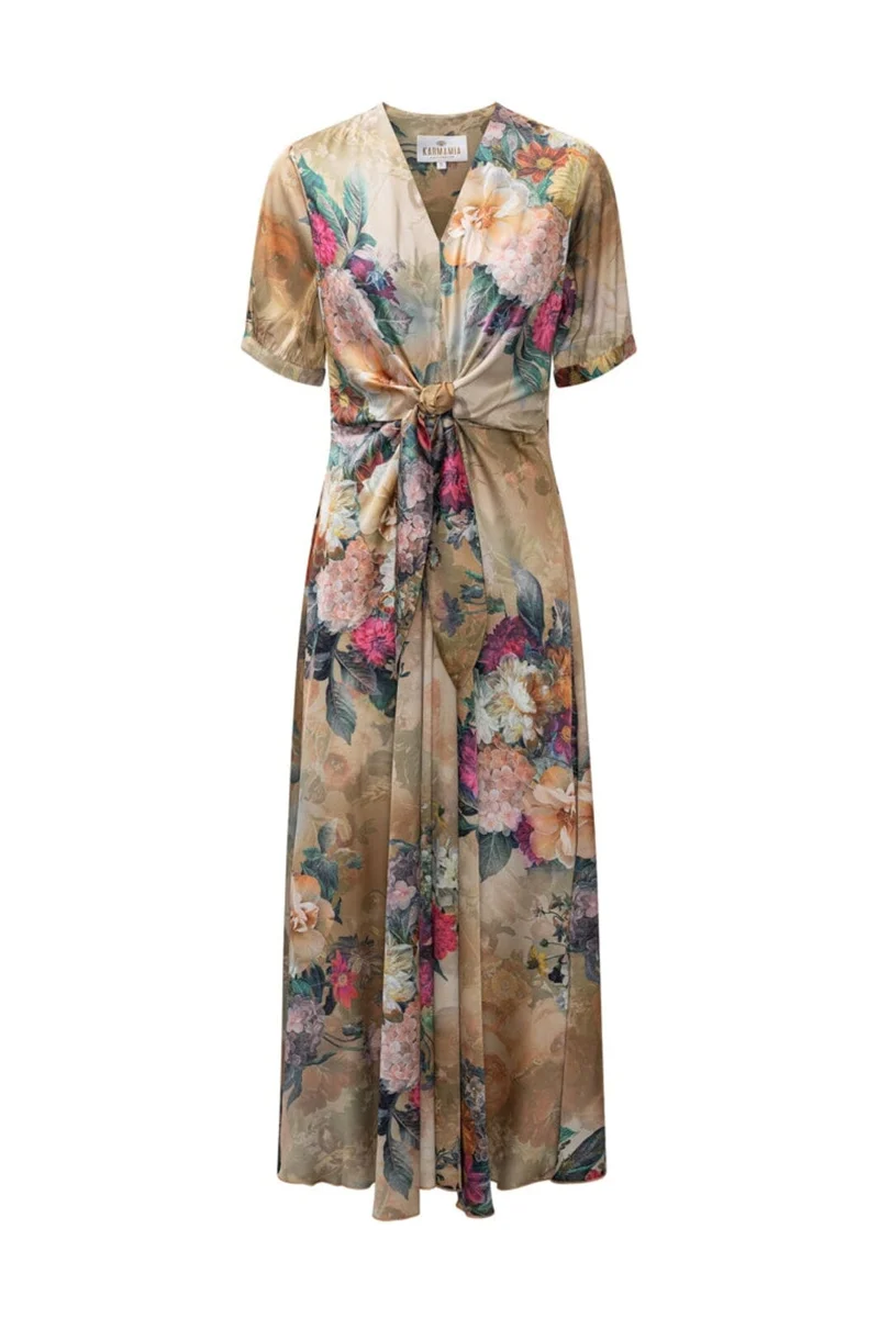 Karmamia - Faye Dress 2463 - Gold Blossom