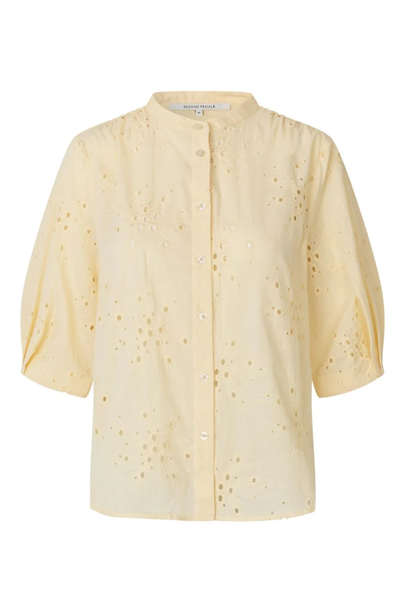 Second Female - Cavana Shirt 60719 - 2063 Alabaster Gleam