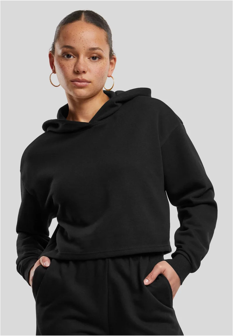UC Oversized Cropped Light Terry Hoodie