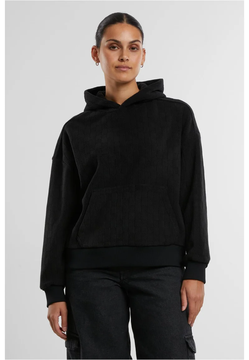 UC Jacquard Velvet Oversized Hoodie