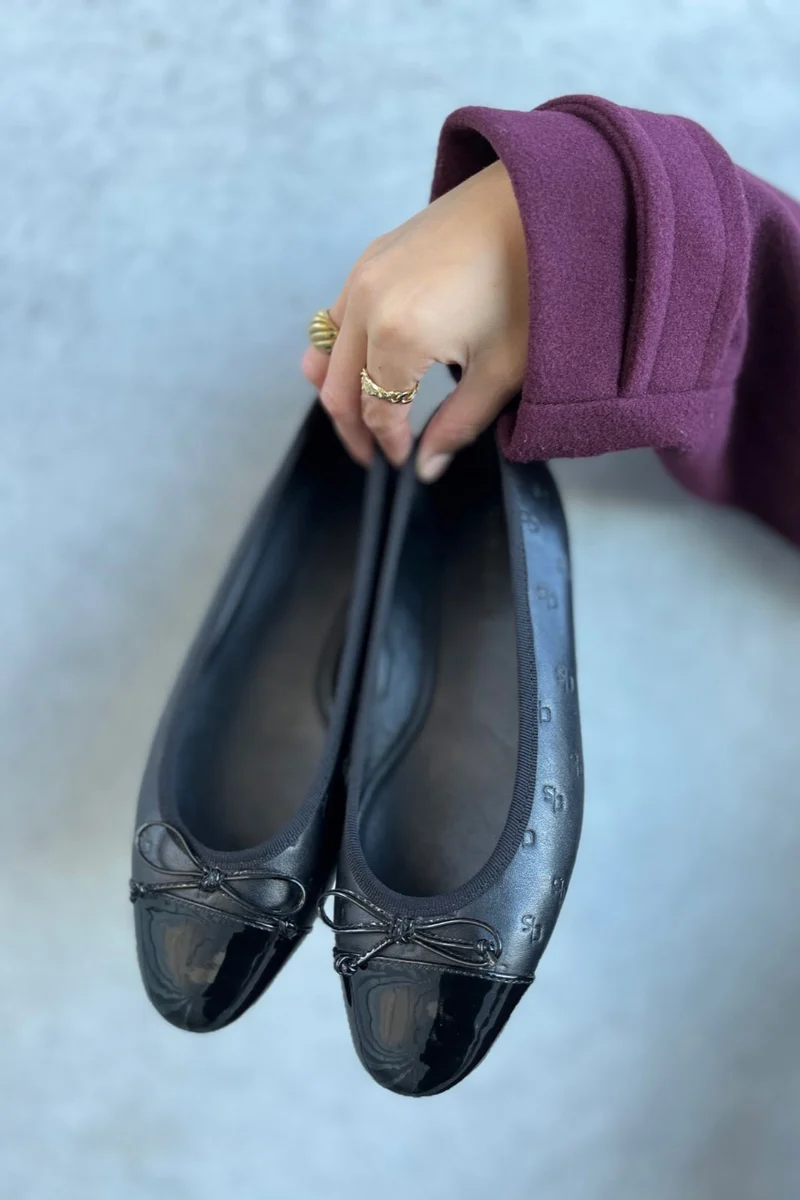Copenhagen Shoes - My Own Ballerinas - 2400 Black (Logo)