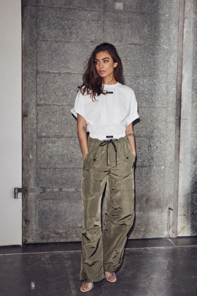 Haute L'Amitié - Thalia Pull On Trouser HL10622 - Army