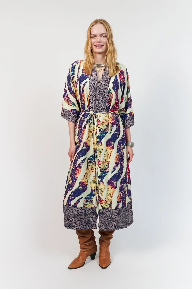 Lollys Laundry - Jemimall Maxi Dress 3/426289-3031 - 70 Multi