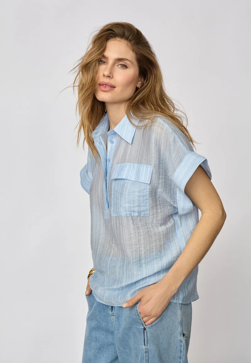 Co´Couture - Reggiecc Top 45121 - 23 - Pale Blue