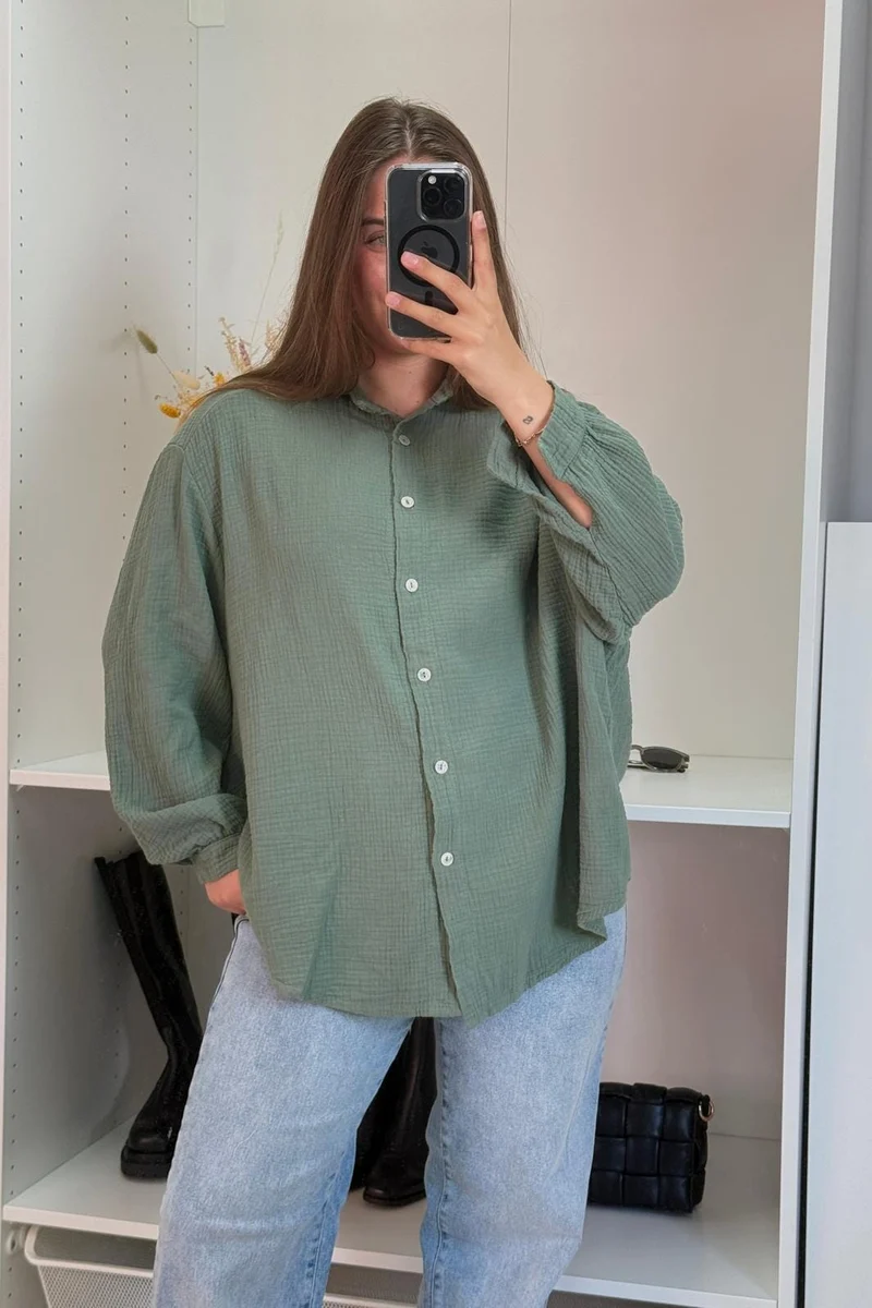A-bee - Sonja Shirt - Khaki