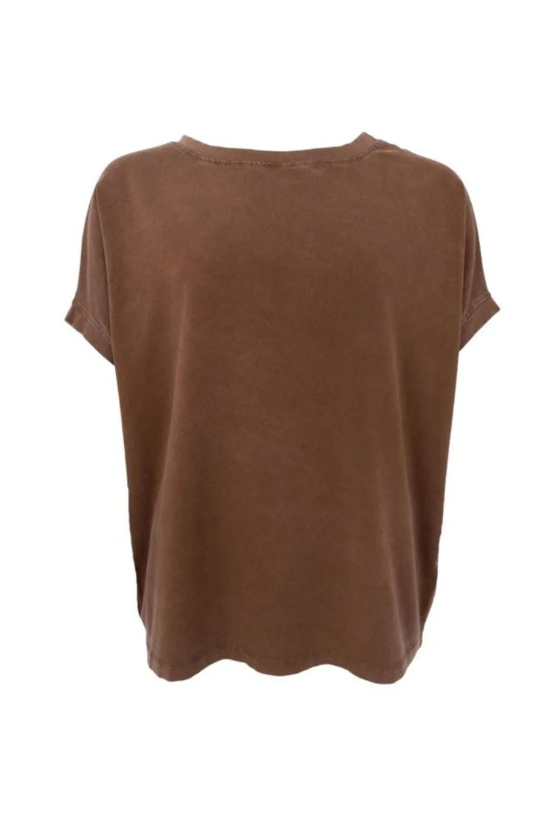 Black Colour - Bczelda Vintage Tee 41116 - Shirts - Mocca