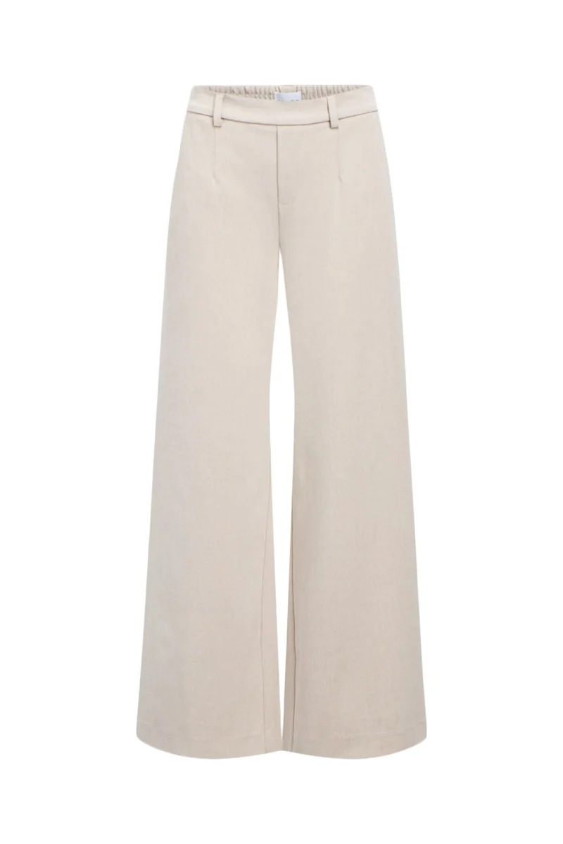 Object - Objlisa Wide Pant - 4932609 Humus Melange
