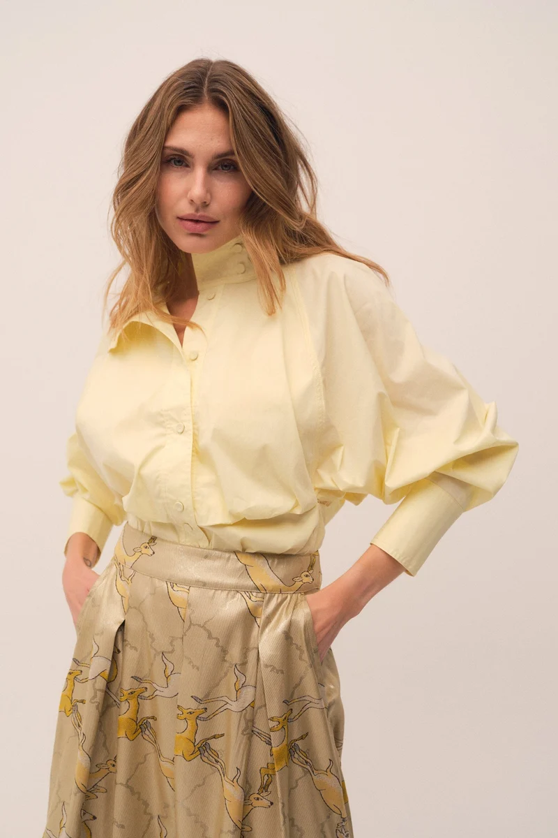 Gossia - Chalottego Shirt G2741 - Soft Lemon