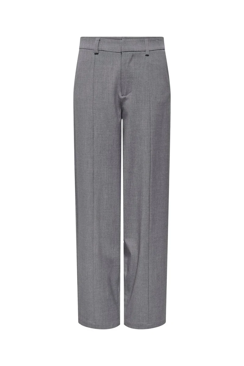 Only - Onlisadora Life Barrel Pant Tlr - 4945005 Medium Grey Melange