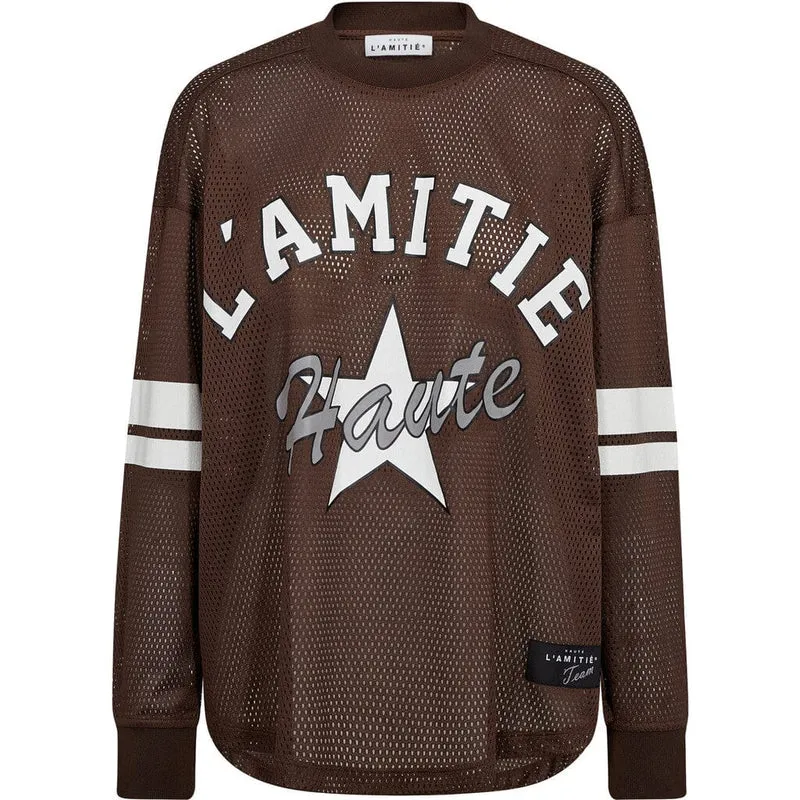 Haute L'Amitié - Drift Star Ls Tee HL10562 - Mocca
