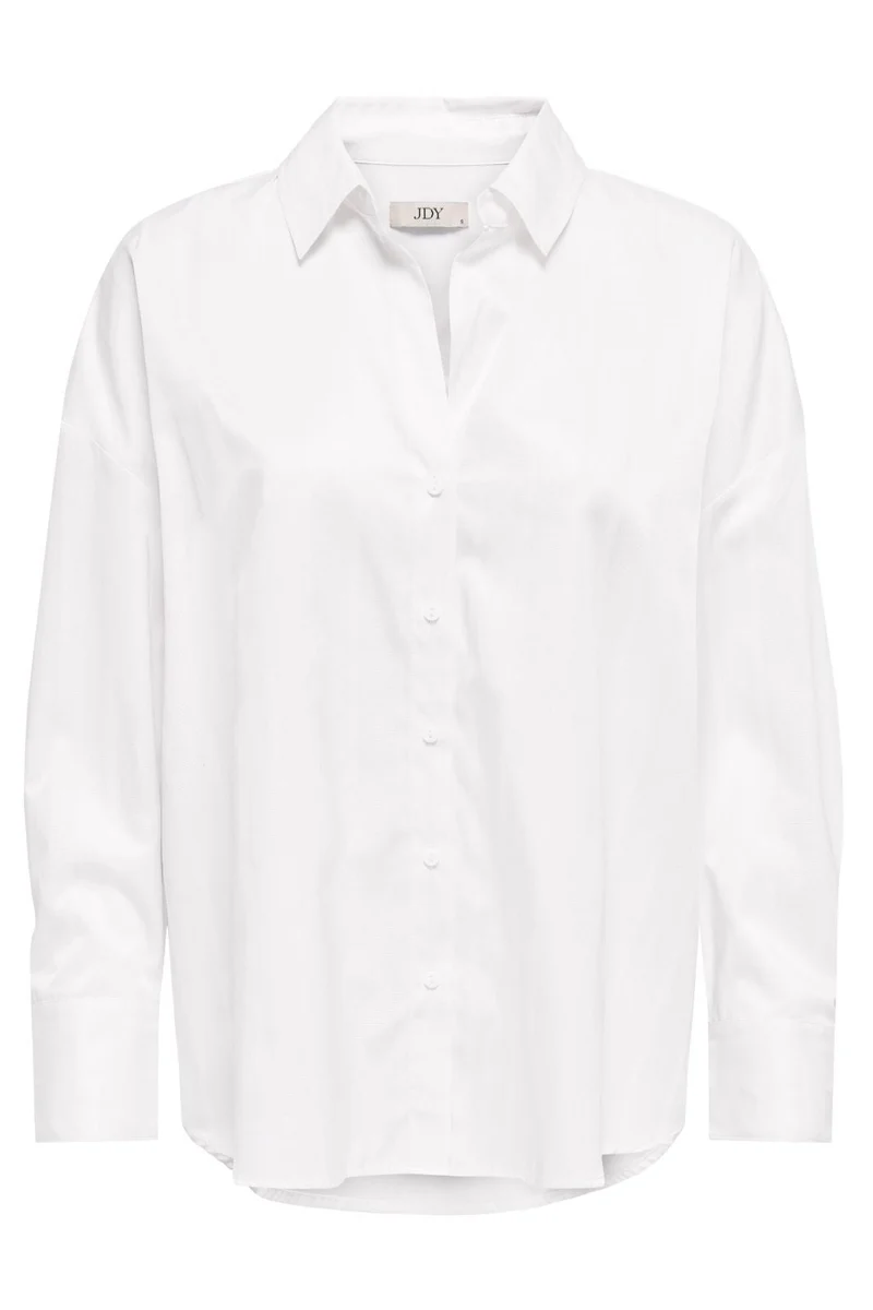 JDY - Jdyvesper L/S Loose Shirt - 4815310 White