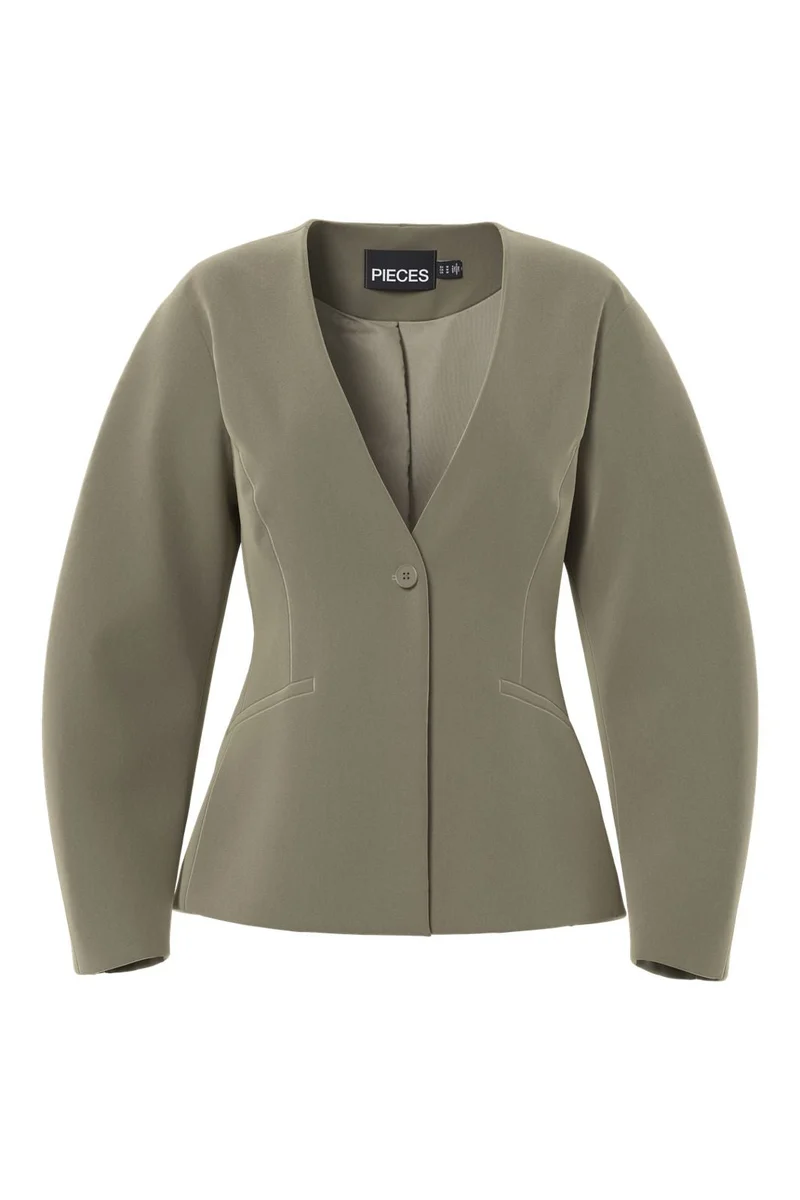 Pieces - Pckamil Ls Fitted Blazer - 4899712 Overland Trek