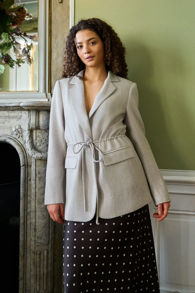 Neo Noir - Jemmie Bouclé Blazer 168251 - 815 - Natural