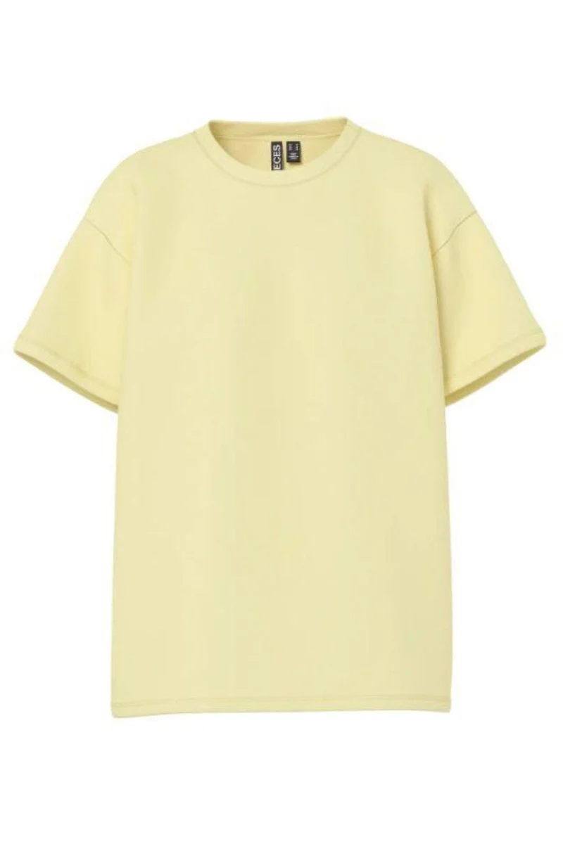 Pieces - Pcskylar Ss Oversized Tee - 4992597 French Vanilla