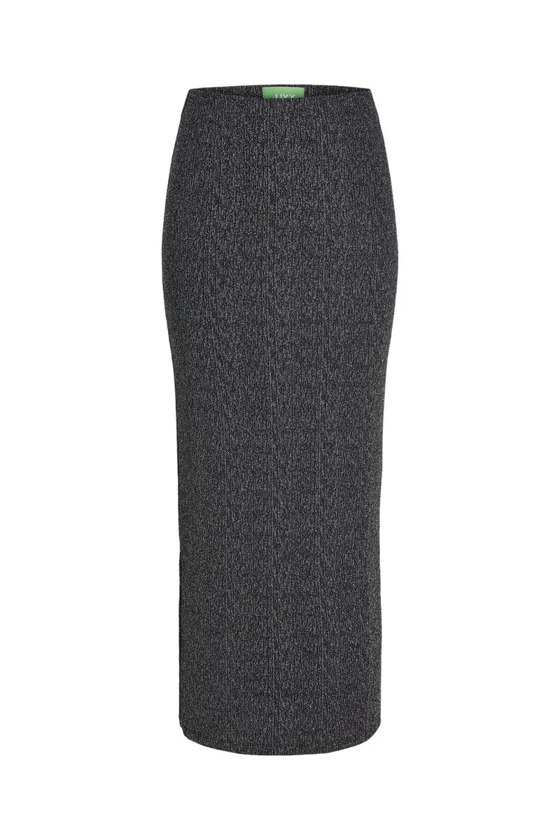 Jjxx - Jxsigga Str Glitter Long Skirt 12266137 - 4673081 - Silver