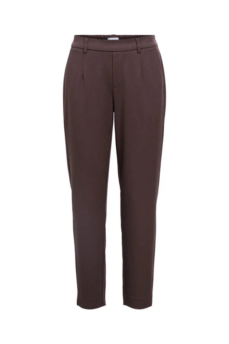 Object - Objlisa Slim Pant - 4856905 Seal Brown