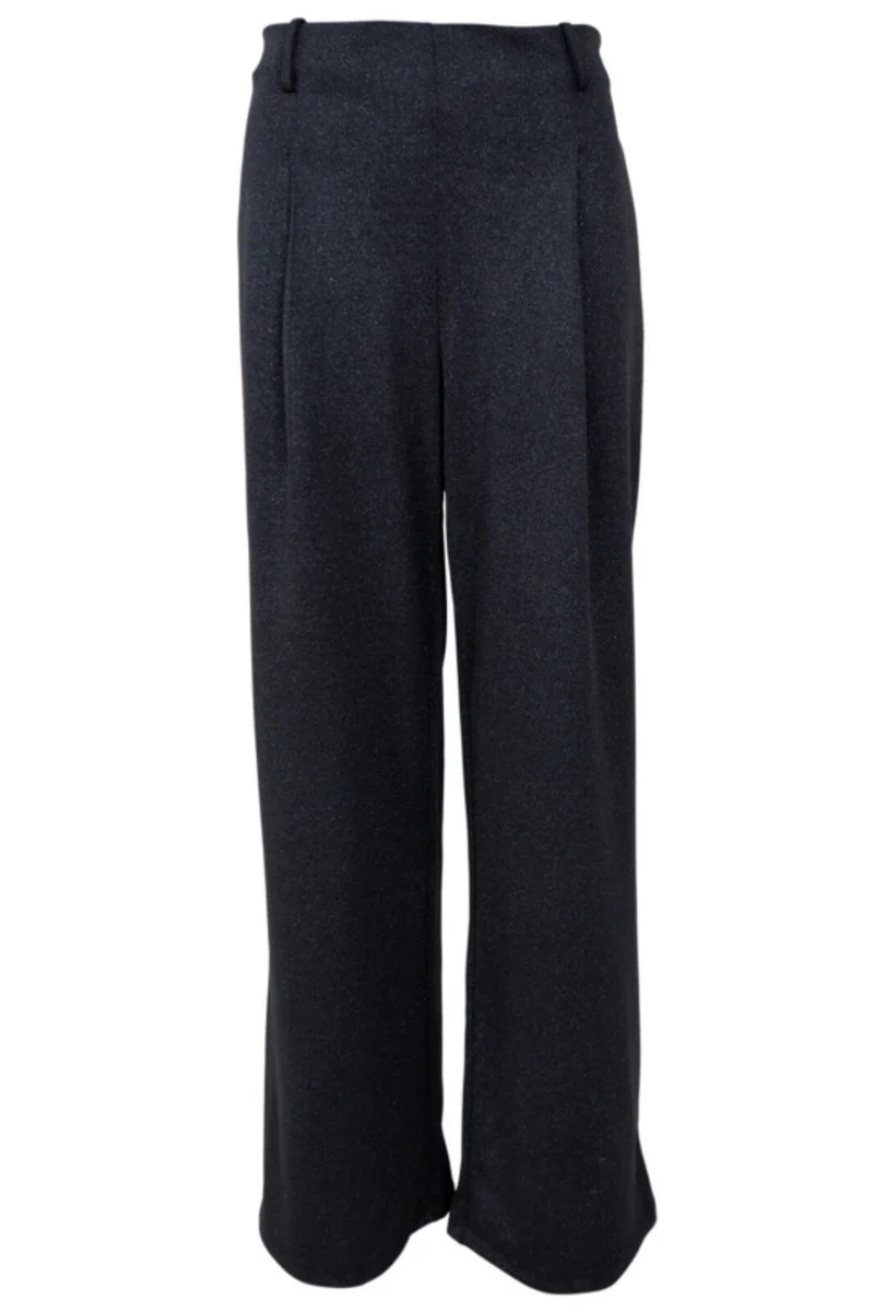 Black Colour - Bctoni Pleated Pant 41020 - Black