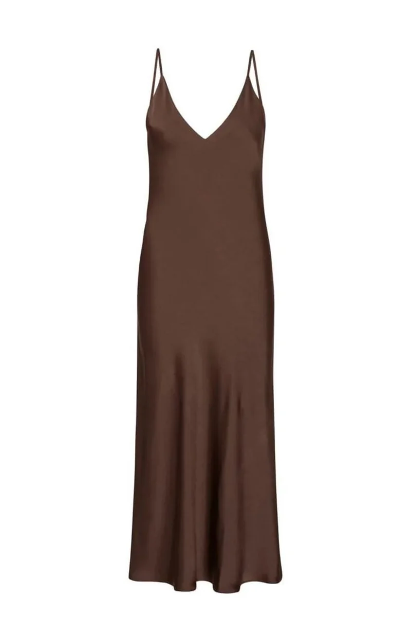 Karmamia - Camisole Dress 2232 - Semi Rich Brown