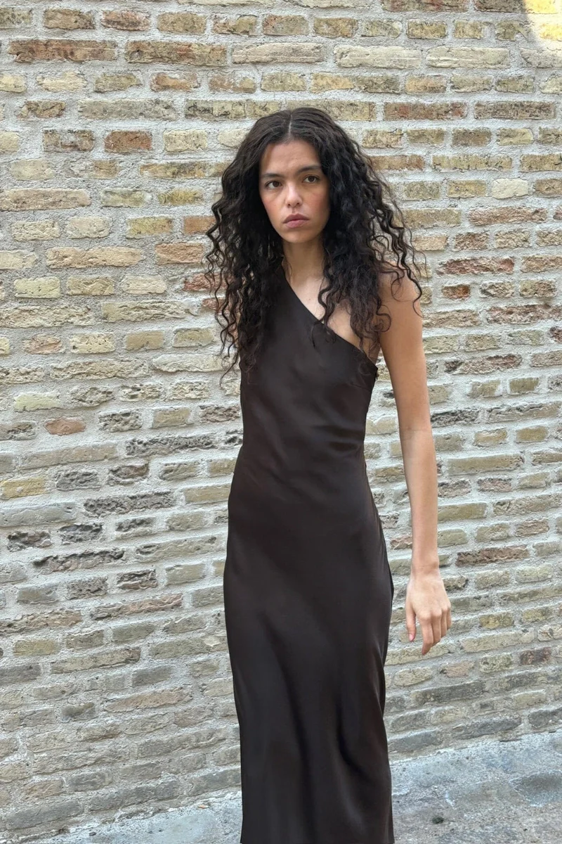 Modström - Narcissamd Dress 58412 - 5508 - Seal Brown