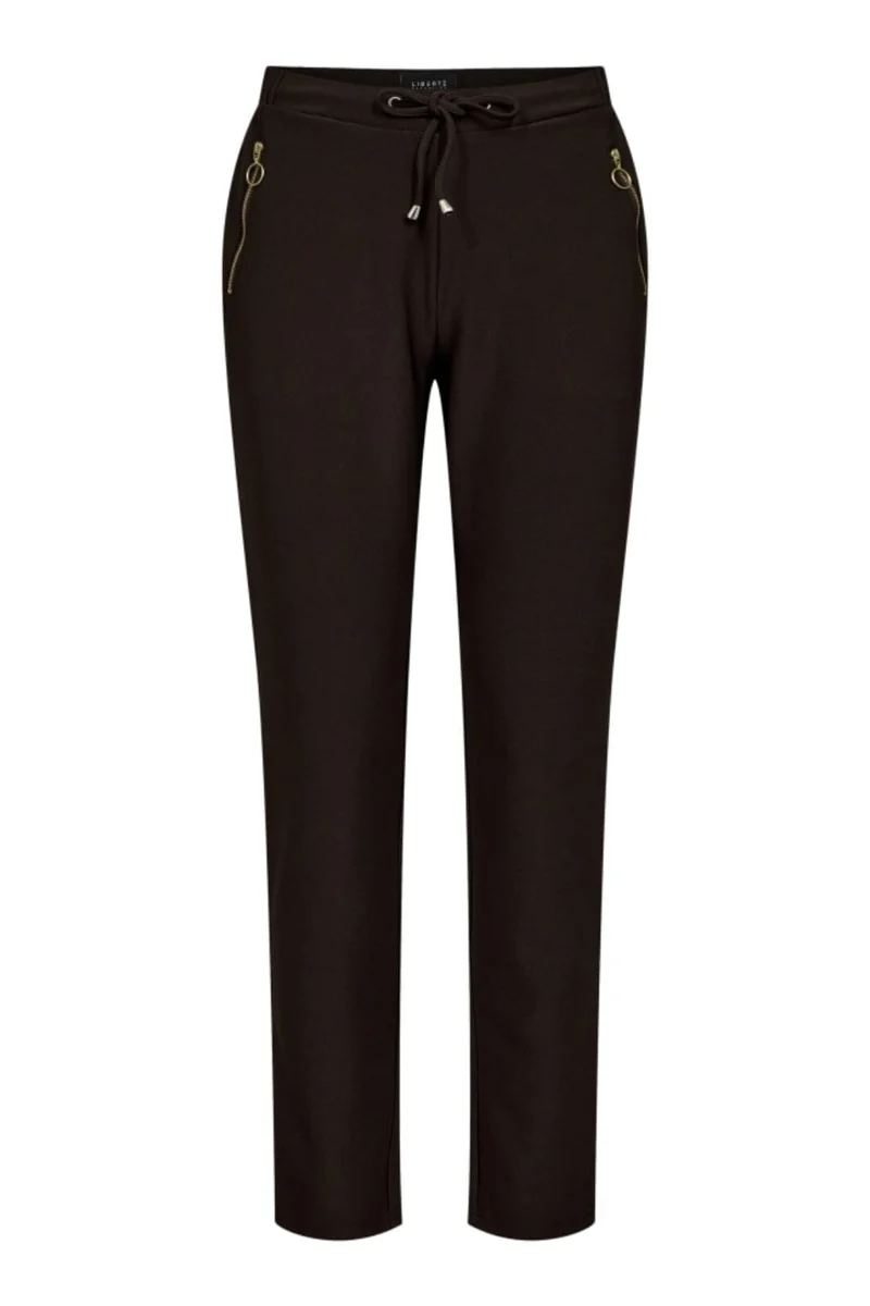 Liberte - Henne-Zip-Pants - Coffee Bean