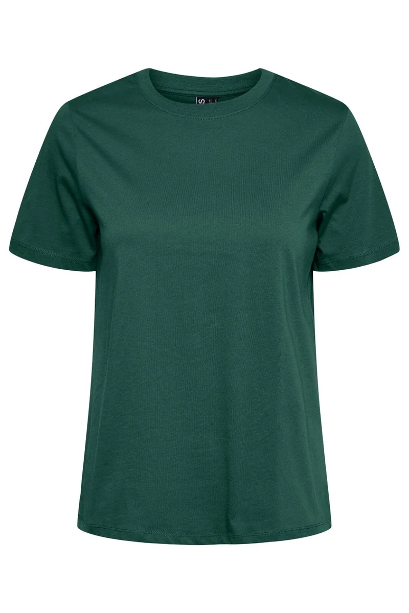 Pieces - Pcria Ss Solid Tee - 4280166 Trekking Green