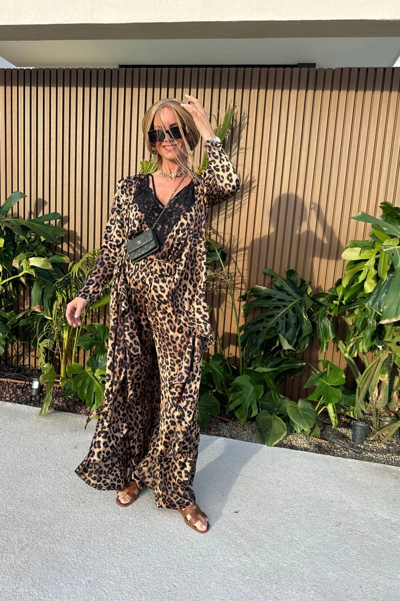 Valentin Studio - String Leopard Top - Leopard