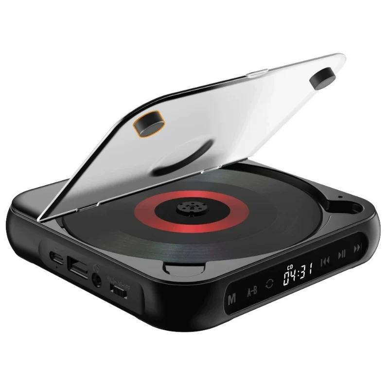 CDPlayer: Bärbar Bluetooth Och Trådbunden CD-Spelare