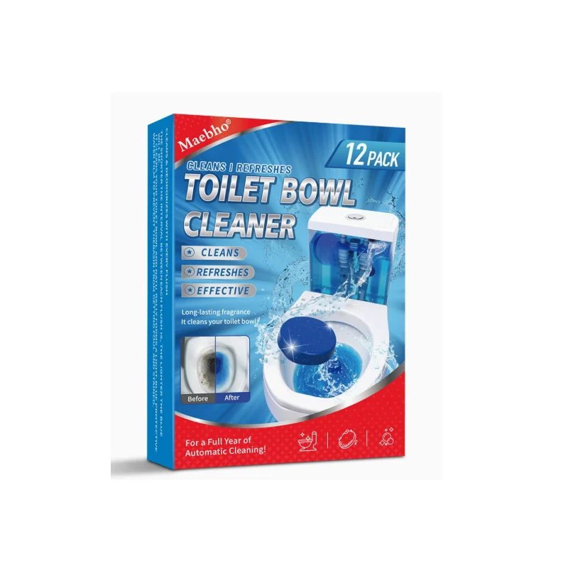 Cleaner Pro° ToiletTablets: Automatisk Drop-In Toalettrengöring Tabletter
