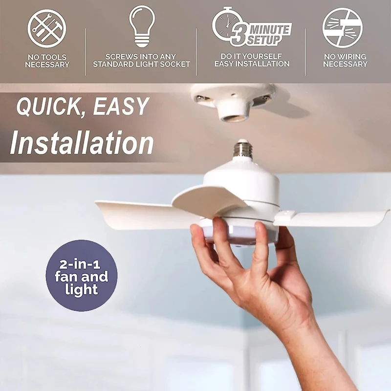 Ledsen™ IlluminatedFan: 2 i 1 Kyl Fläkt Och Ljus Upplyst Ljus