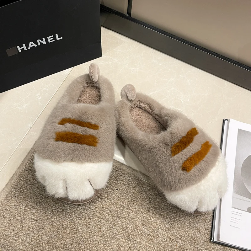 Happy™ PawSlippers: Bekväma Tofflor Inspirerade Av Kattpaws