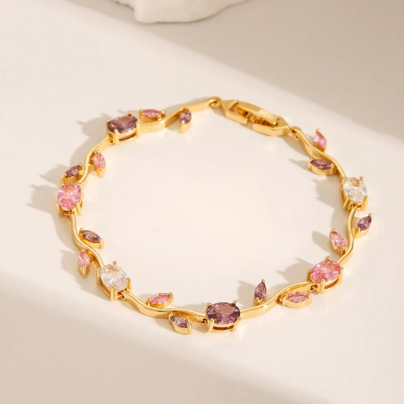 Jewelance™ TulipBracelet 1+1 GRATIS: Glittrande Mode Klassisk Tuliparmband