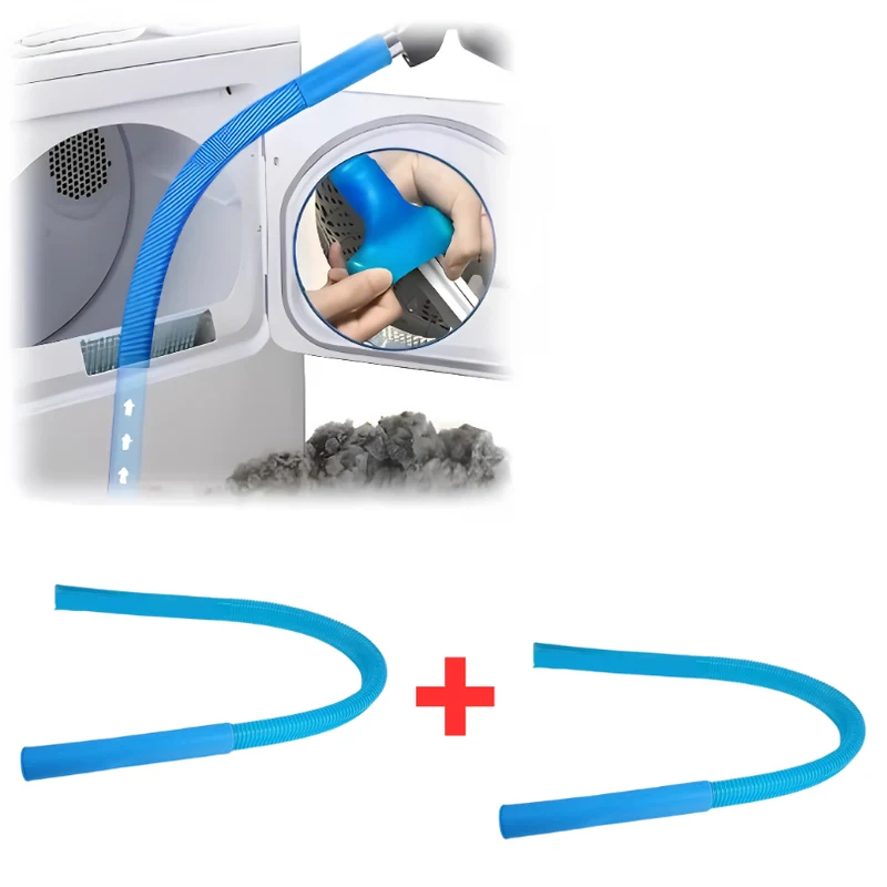 Cleaner Pro° CleanerHose 1+1 GRATIS: Multifunktionell Torktumlare Ventil Rengöringsslangs Fastsättning