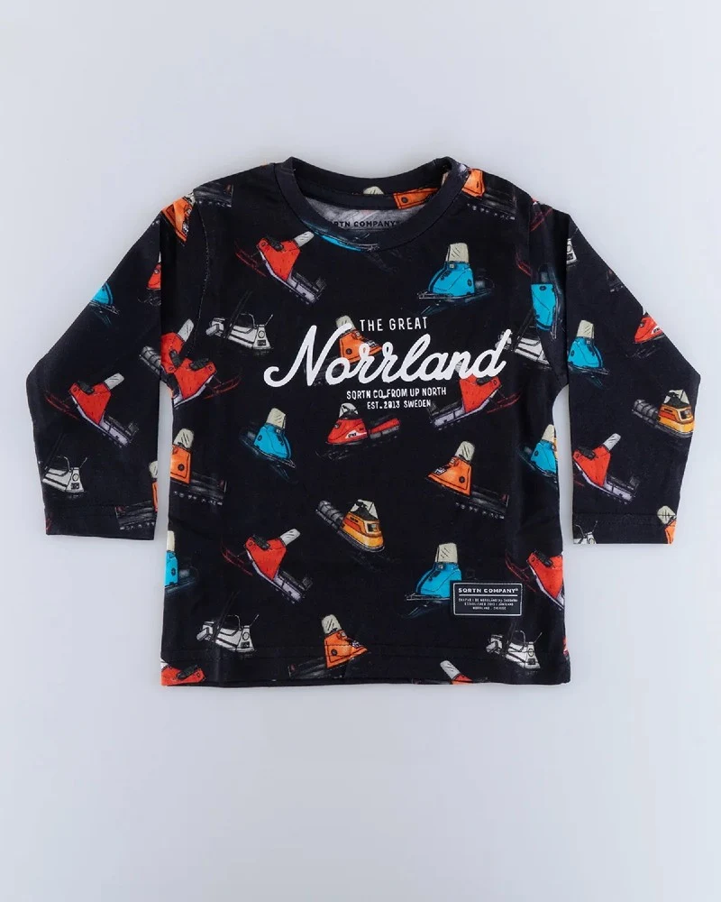 Great Norrland Kids LS Skoter T-Shirt