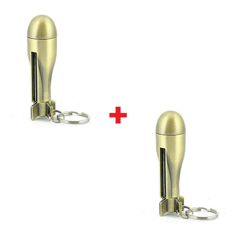 LighterKeychain 1+1 GRATIS: Premium Kvalitet Tändare Nyckelring Eld Startare