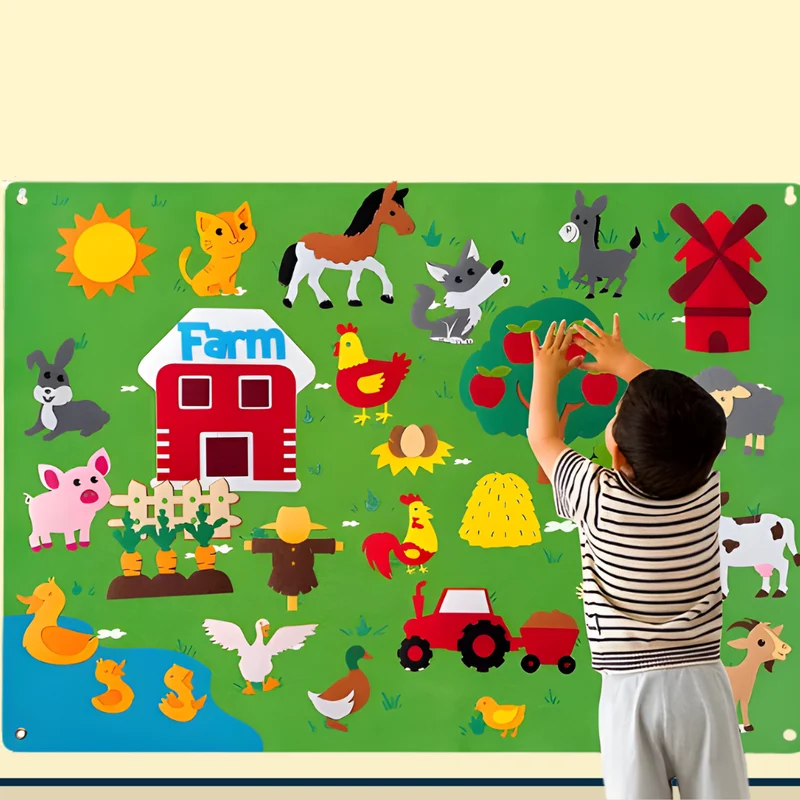 Kletshuts™ LearningBoard: Interaktivt Tidigt Utbildning Inlärning Bräde Set