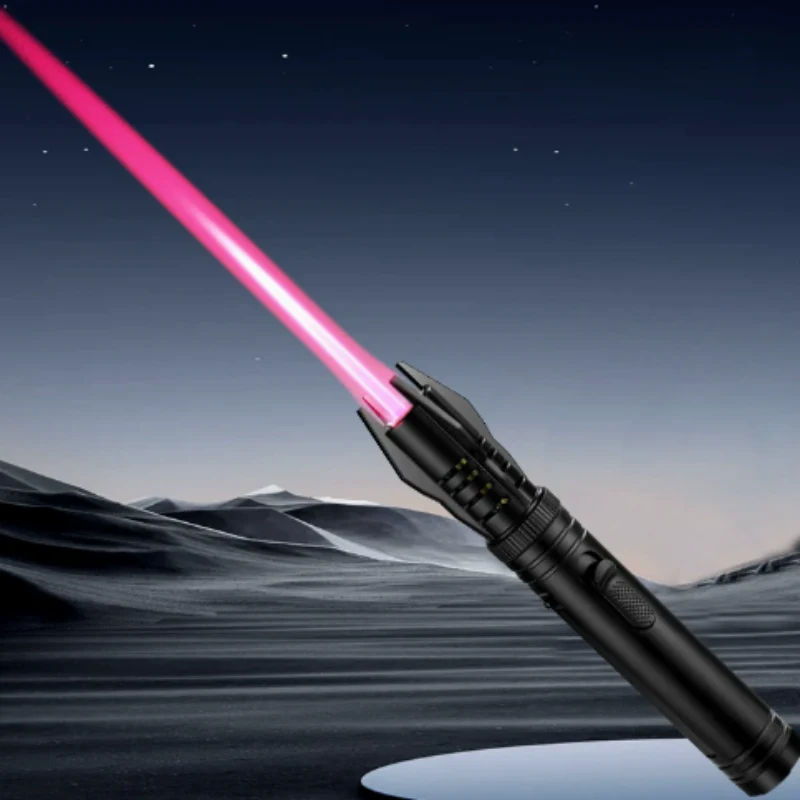 LightsaberFlame: Bärbar Ljussabel Vindtät Flamma Blås Fackla Tändare