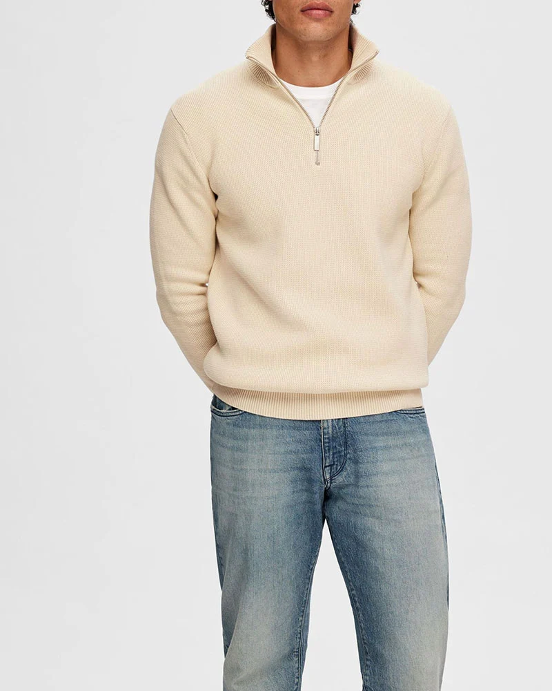 Dane Structure Half Zip Tröja