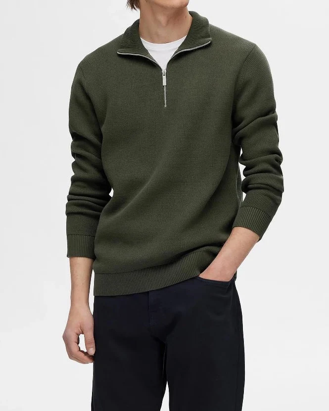Dane Structure Half Zip Tröja