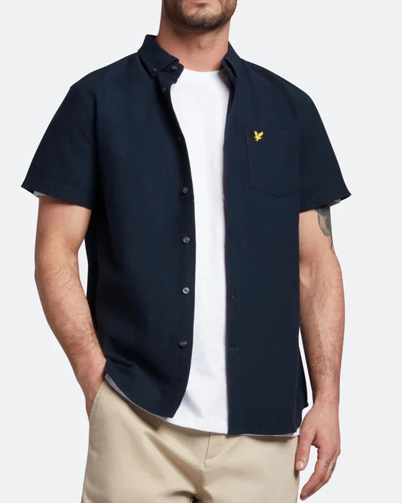Cotton Slub SS Skjorta